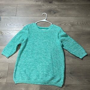 NWOT Croft and Barrow Women's 3/4 length sweater